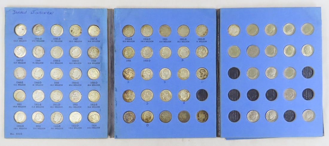 49 Silver Dimes in Book, most Roosevelt (1 of 5)