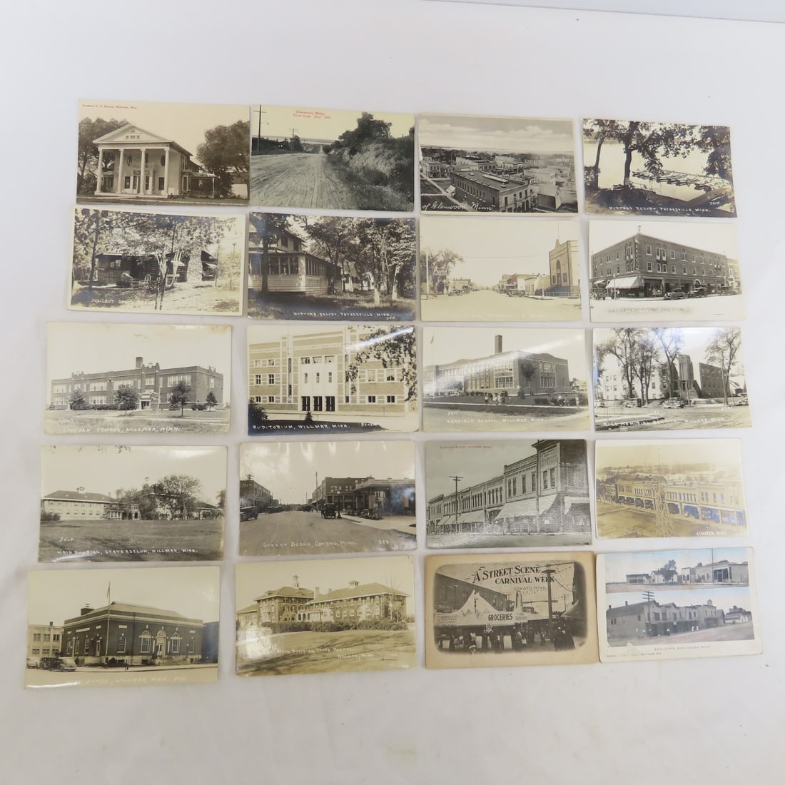 20 Western MN Small town Real Photo Postcards (1 of 9)