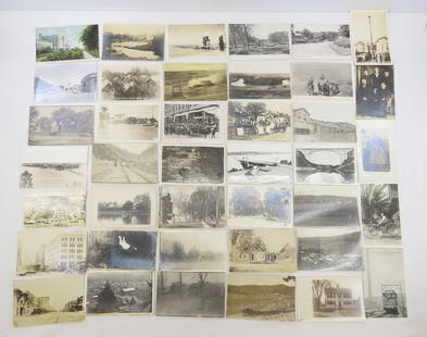 40 Vintage Postcards many RPPC, some posted: 40 Vintage Postcards many RPPC, some posted - Please ask questions and read terms & conditions before bidding.