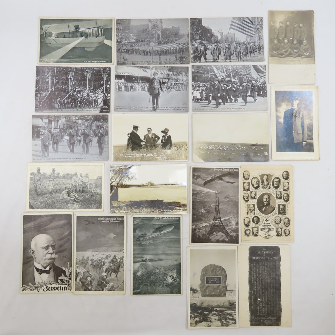 20 Vintage Military Related Postcards, many RPPC: 20 Vintage Military Related Postcards, many RPPC - Please ask questions and read terms & conditions before bidding.