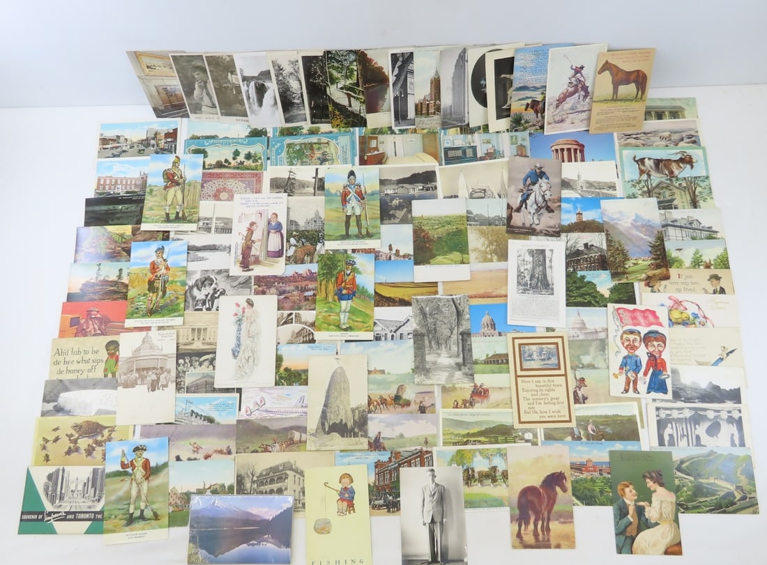 Collection of mixed Vintage postcards, some RPPC (1 of 20)
