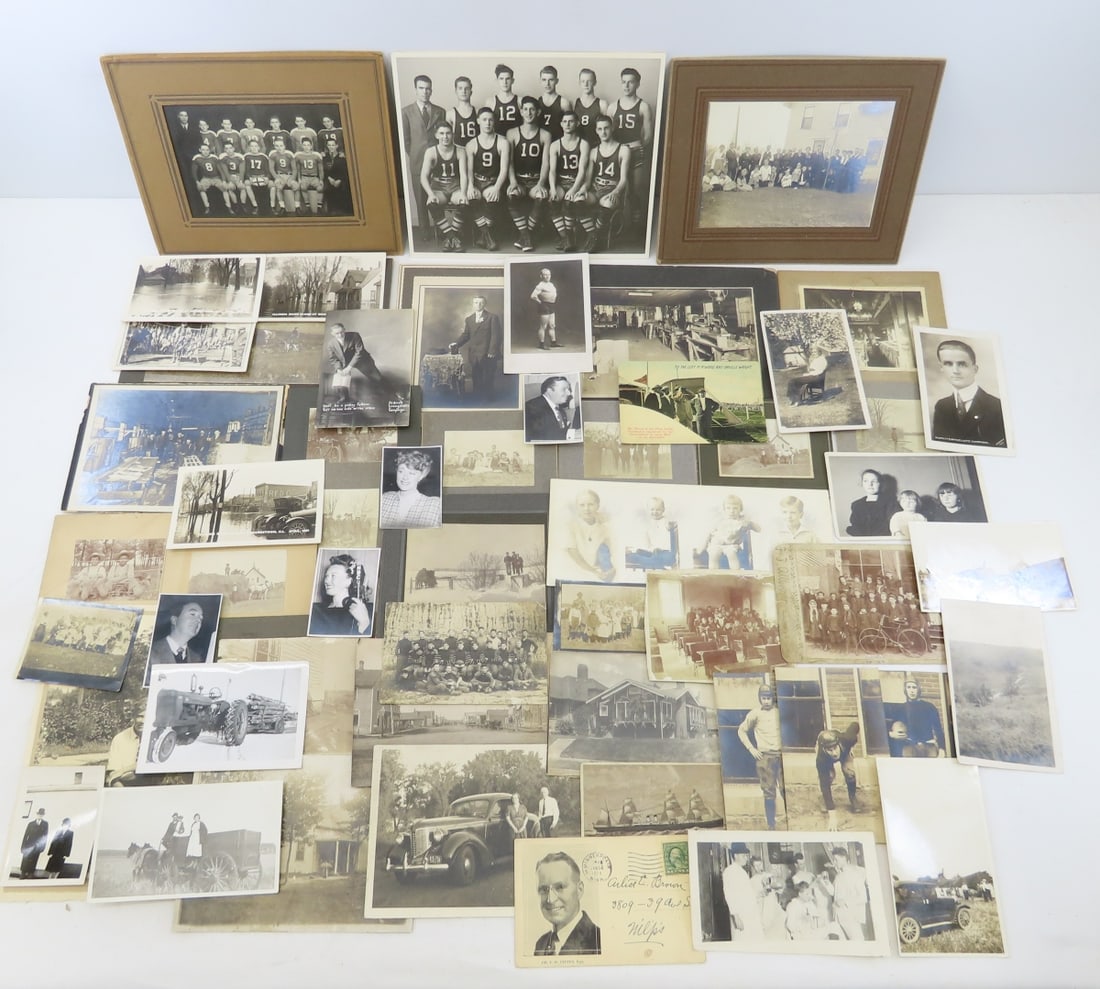 Vintage Family Photos, Sports Photos & Postcards: Vintage Family Photos, Sports Photos & Postcards - Please ask questions and read terms & conditions before bidding.