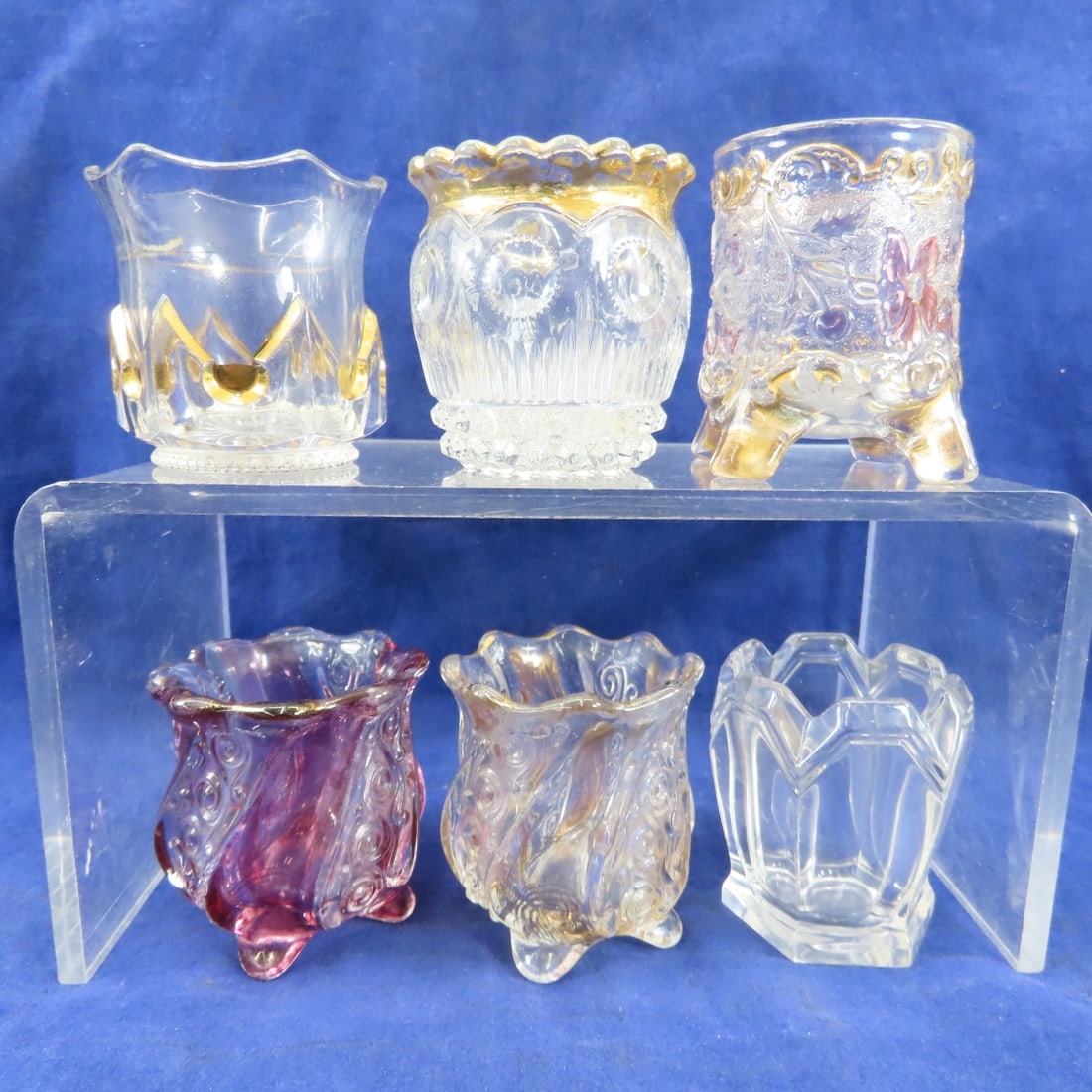 3 Fostoria & 3 EAPG Toothpick Holders (1 of 19)