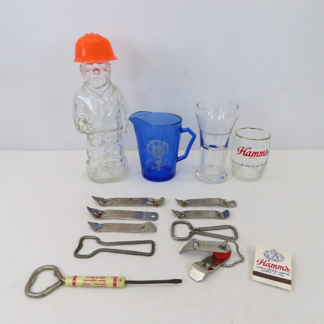 Vintage Hamm's Beer Glasses, Bottle Openers & More (1 of 17)