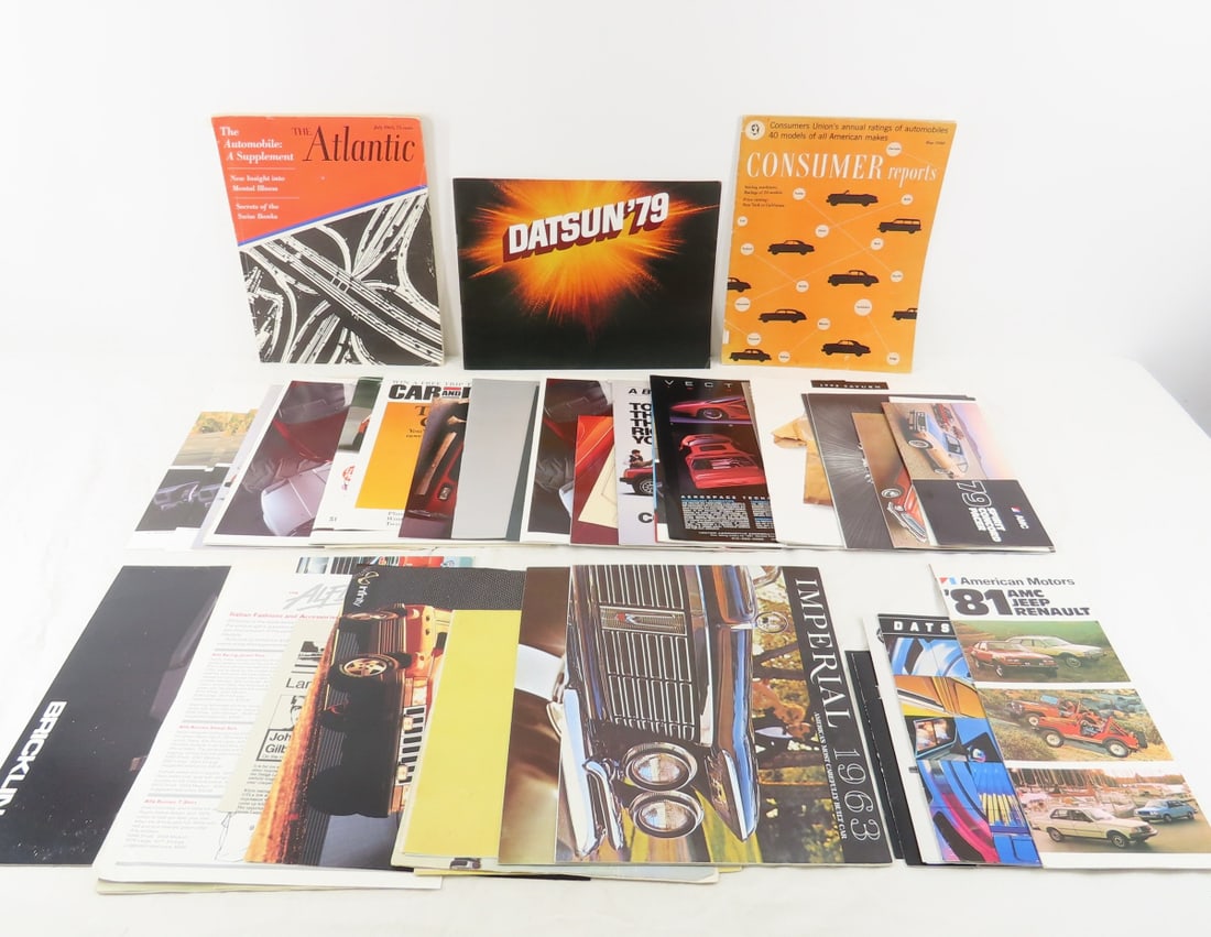 More than 30 Various Car Brochures & Ads (1 of 13)
