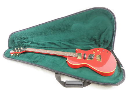 Epiphone Gibson Electric Guitar with soft case: Epiphone Gibson Electric Guitar with soft case - Serial # 1C5032275 Please ask questions and read terms & conditions before bidding.
