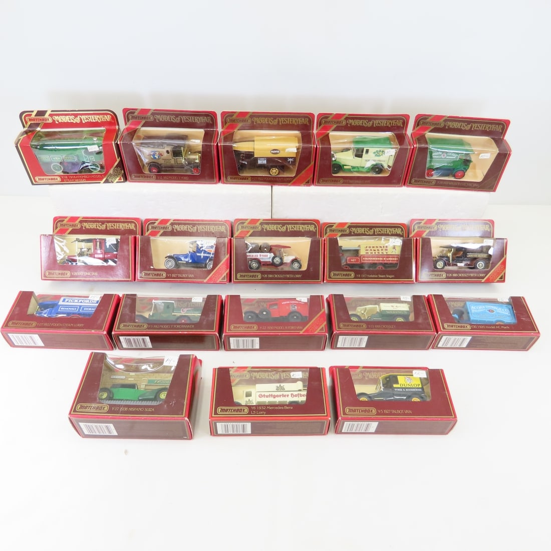18 Matchbox Models Of Yesteryear diecast cars NIP: 18 Matchbox Models Of Yesteryear diecast cars NIP - Please ask questions and read terms & conditions before bidding.