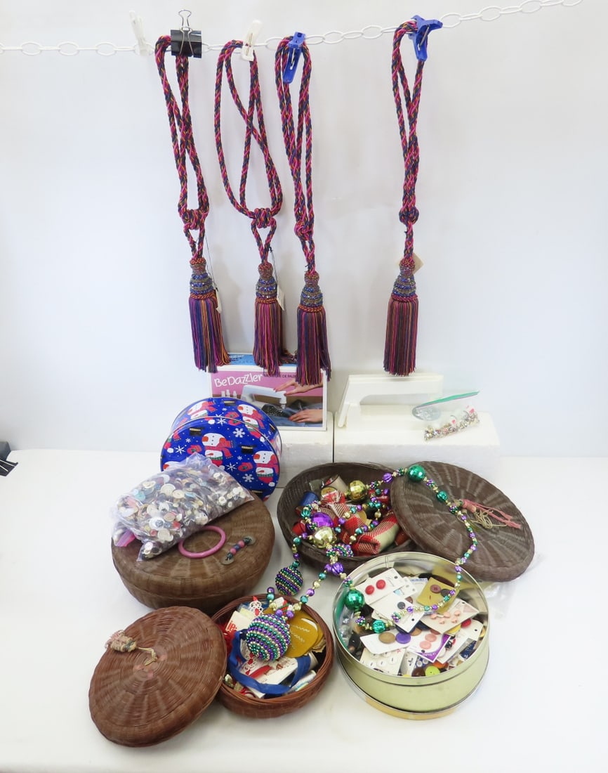 Buttons, Thread, Bedazzler, Baskets & Decor (1 of 20)