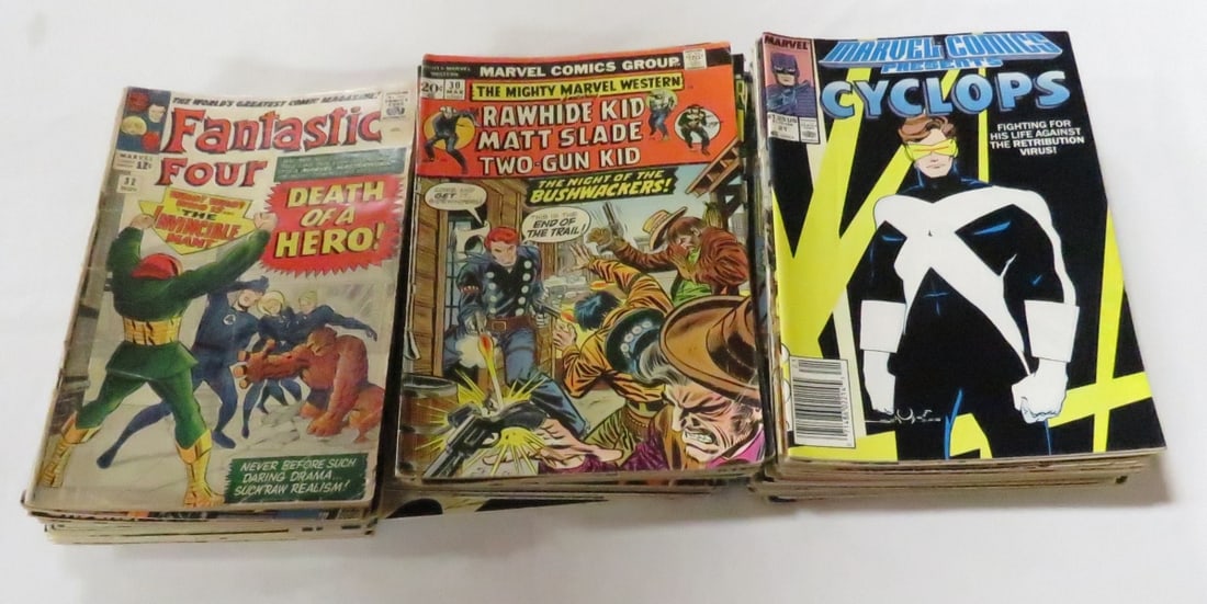 80 Marvel super hero comic books from 1964-1990 (1 of 8)