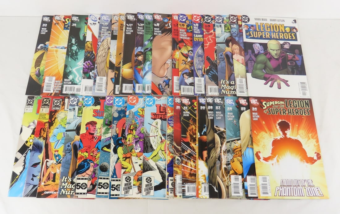 30+ Assorted DC Comics Legion & Supergirl 75 cent+ (1 of 8)