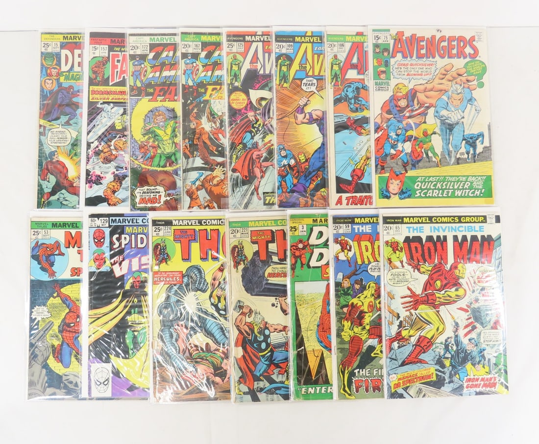 15 Marvel Superhero- Bronze Age 20 cent & up (1 of 9)