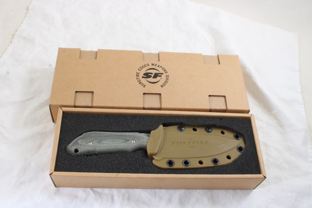 Sure Fire EW-05 Fixed Blade Knife in Box w/Sheath (1 of 13)