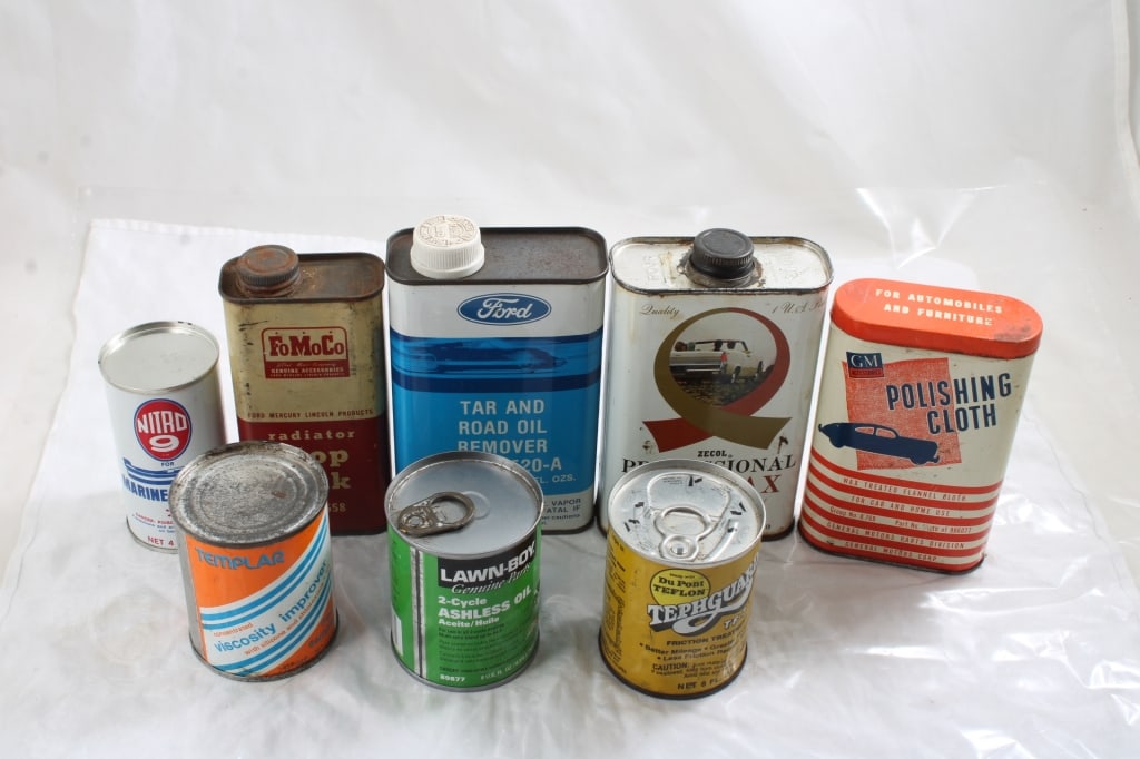 8 Advertising Cans, Tins (1 of 19)