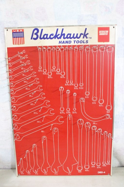 Blackhawk Hand Tools Store Display Sign NOS (1 of 8)