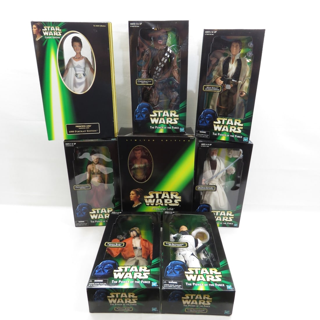 8 Star Wars POTF 12" Action Figures NIB (1 of 20)