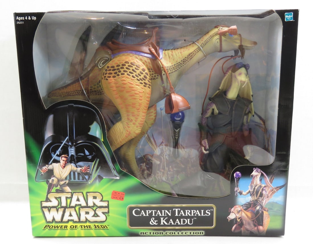 Star Wars Captain Tarpals & Kaadu 1:6 Scale NIB: Star Wars Captain Tarpals & Kaadu 1:6 Scale NIB - Hasbro 2000 - Star Wars Captain Tarpals & Kaadu Power of the Jedi - New in Box Single owner collection. Like new with box unless otherwise noted. Plea