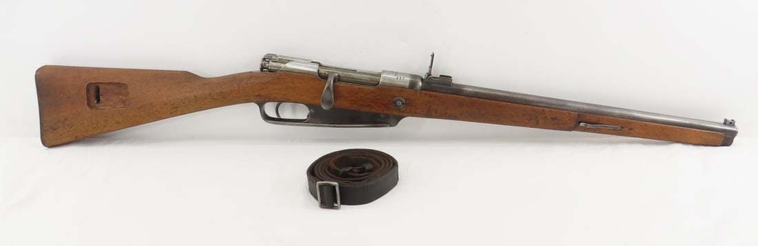 1892 Antique German Suhl Kar 88 Rifle 7.57mm: 1892 Antique German Suhl Kar 88 Rifle 7.57mm - 1892 Antique German Suhl Kar 88 Rifle 7.57mm - ANTIQUE SN# 6663e, no import marks. Receiver top marked: "S C.G. HAENEL SUHL 1892", left side "6663 e Kar8