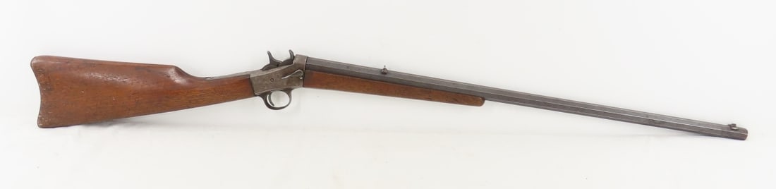 Remington Model 4 Rolling Block .32 Rifle: Remington Model 4 Rolling Block .32 Rifle - sn# 173153, 32, CII, on underside of barrel, marked "REMINGTONARMS CO ILION NY USA" on tang & top strap of 24" octagon barrel with front & rear sights , sin