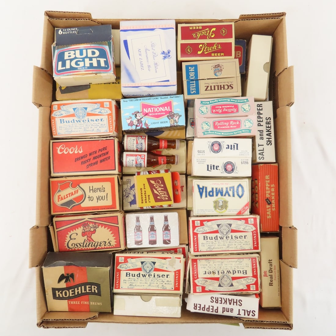 Beer Salt & Pepper Shakers, Playing Cards, Boxes (1 of 8)