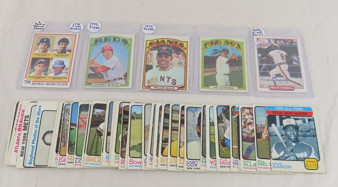 Signed 1993 Stargell and other 1970's MLB Cards (1 of 17)
