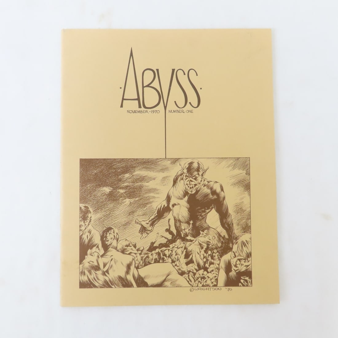 Abyss Comic No. 1, 1970, Signed by MW Kaluta (1 of 6)