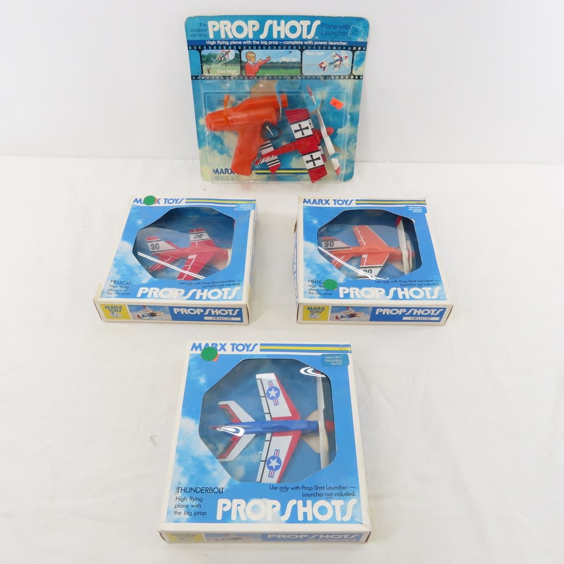 4 MARX Toys Prop Shots Airplanes MIB (1 of 9)