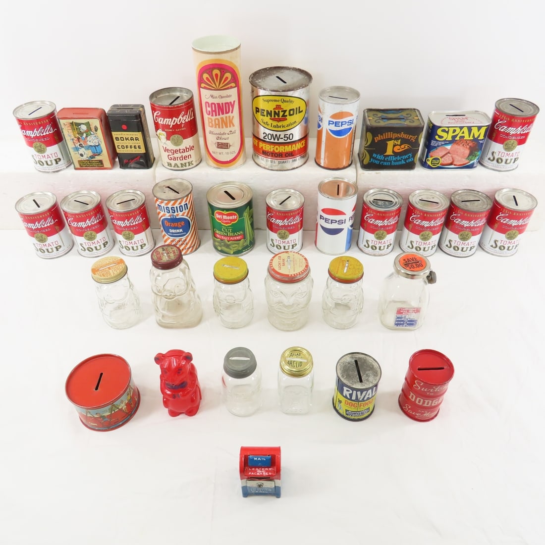 Can & Bottle Piggy Banks, Campbell's Soup, Pepsi (1 of 11)