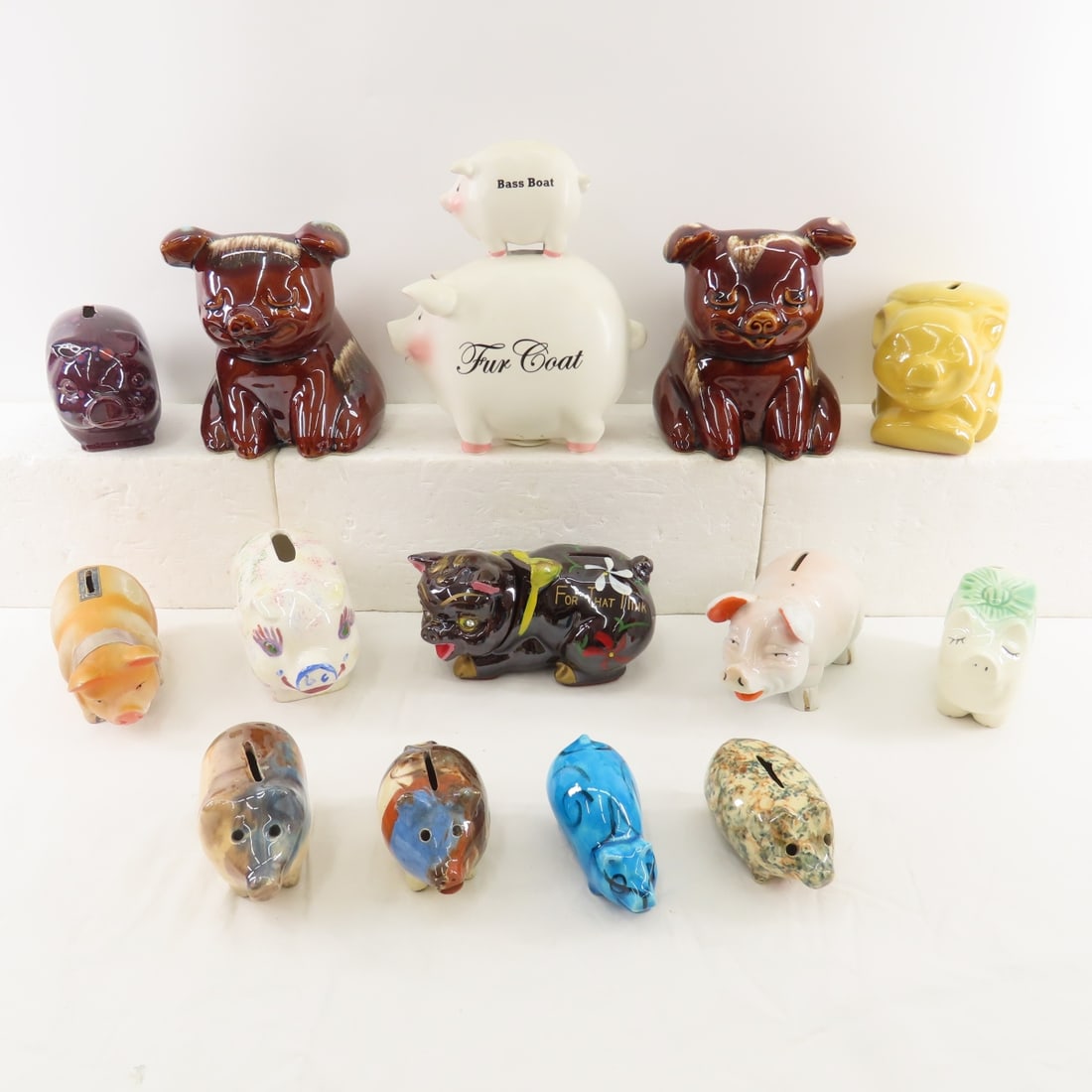 Hull, Frankoma & Other Vintage Pottery Piggy (1 of 20)