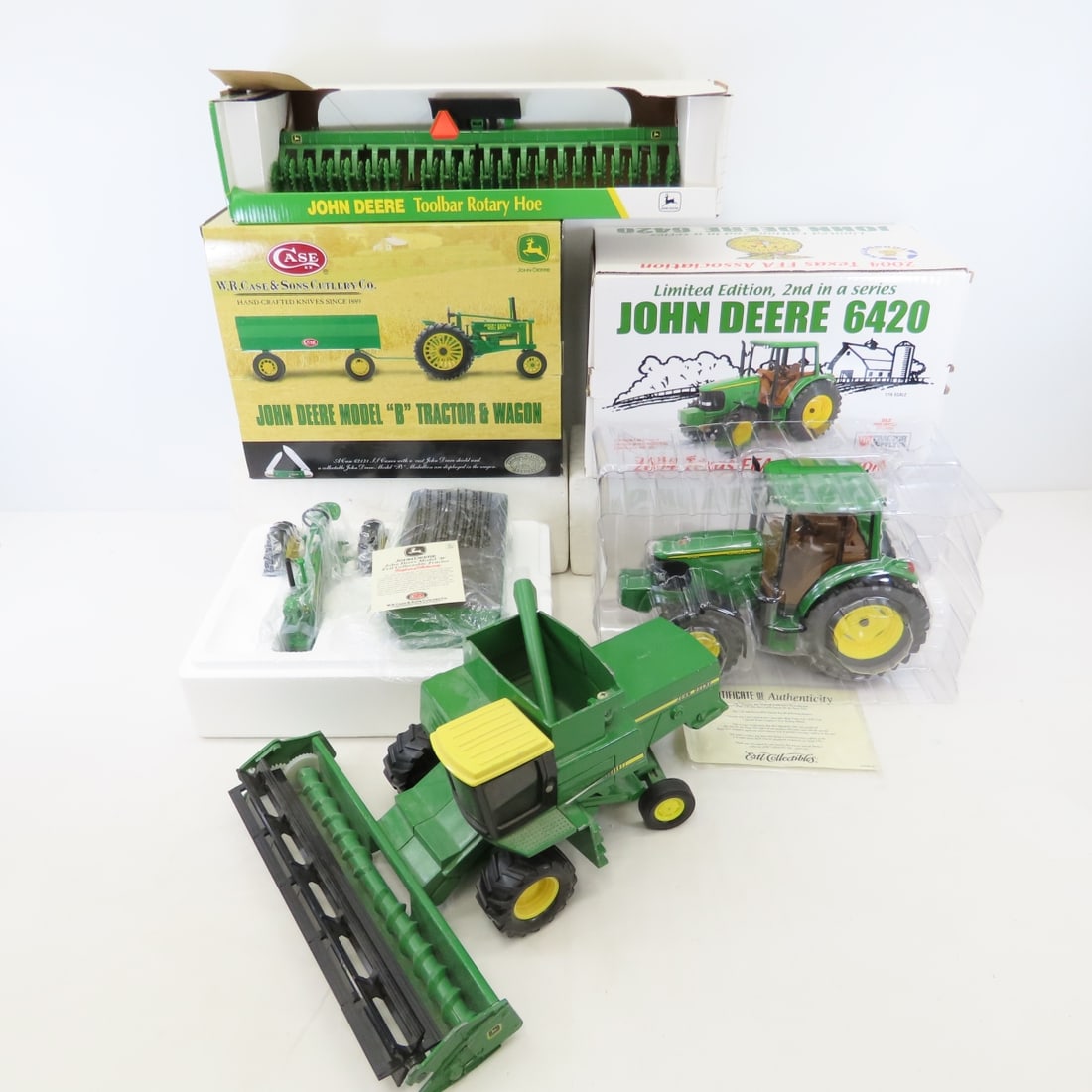 3 John Deere Tractors & Rotary Hoe, 6420 & more (1 of 20)