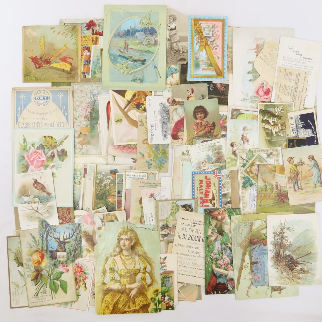 100+ Vintage Advertising Trade Cards (1 of 20)