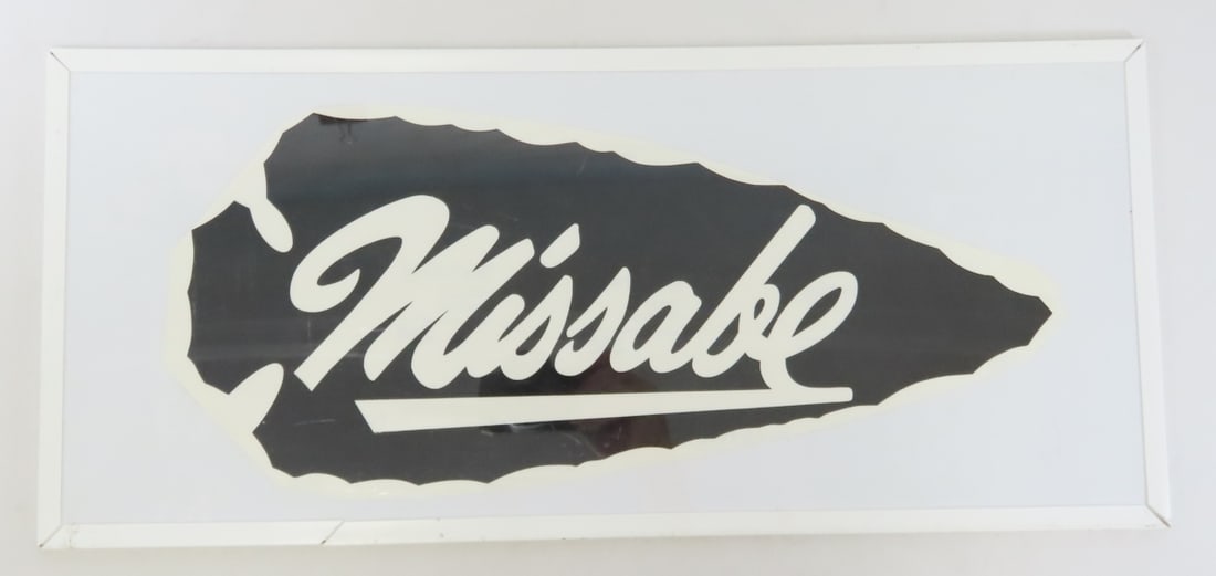 Missabe Black Arrowhead Vehicle 3M Decal 19x8.5": Missabe Black Arrowhead Vehicle 3M Decal 19x8.5" - in plastic frame New old stock from Proctor Paint Shop Live Auctioneers only shows 20 photos- all photos are viewableon Proxibid. https://www.proxibi