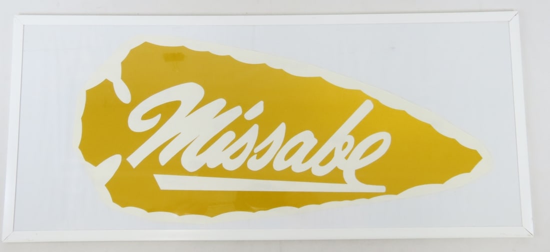 Missabe Gold Arrowhead Vehicle 3M Decal 19x8.5": Missabe Gold Arrowhead Vehicle 3M Decal 19x8.5" - in plastic frame New old stock from Proctor Paint Shop Live Auctioneers only shows 20 photos- all photos are viewableon Proxibid. https://www.proxibid
