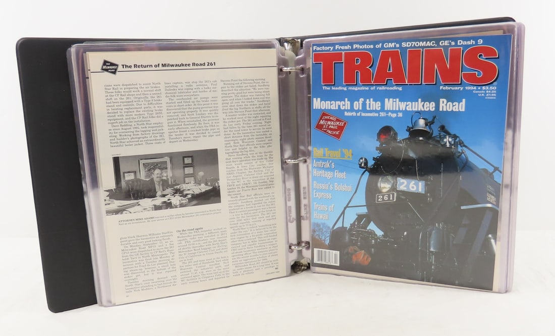 Milwaukee Rd #261 Steam Loco Photos and Articles (1 of 20)