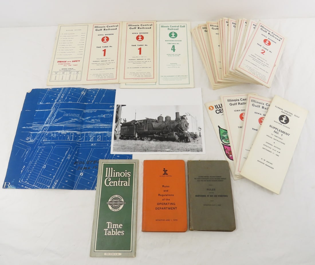 ICRR Time Tables, Photos & Ephemera (1 of 17)