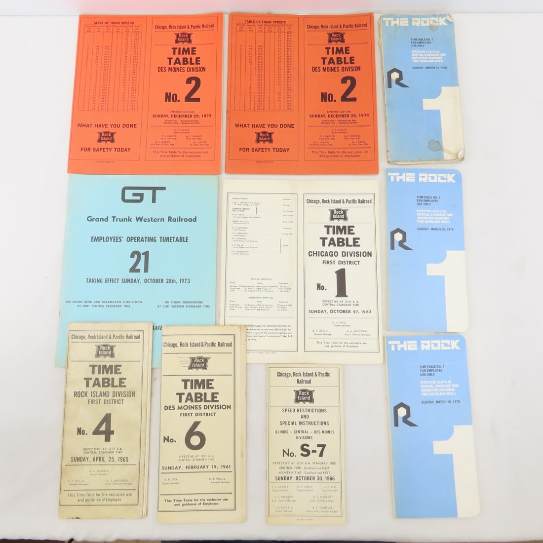 Rock Island Employee Time Tables (1 of 19)