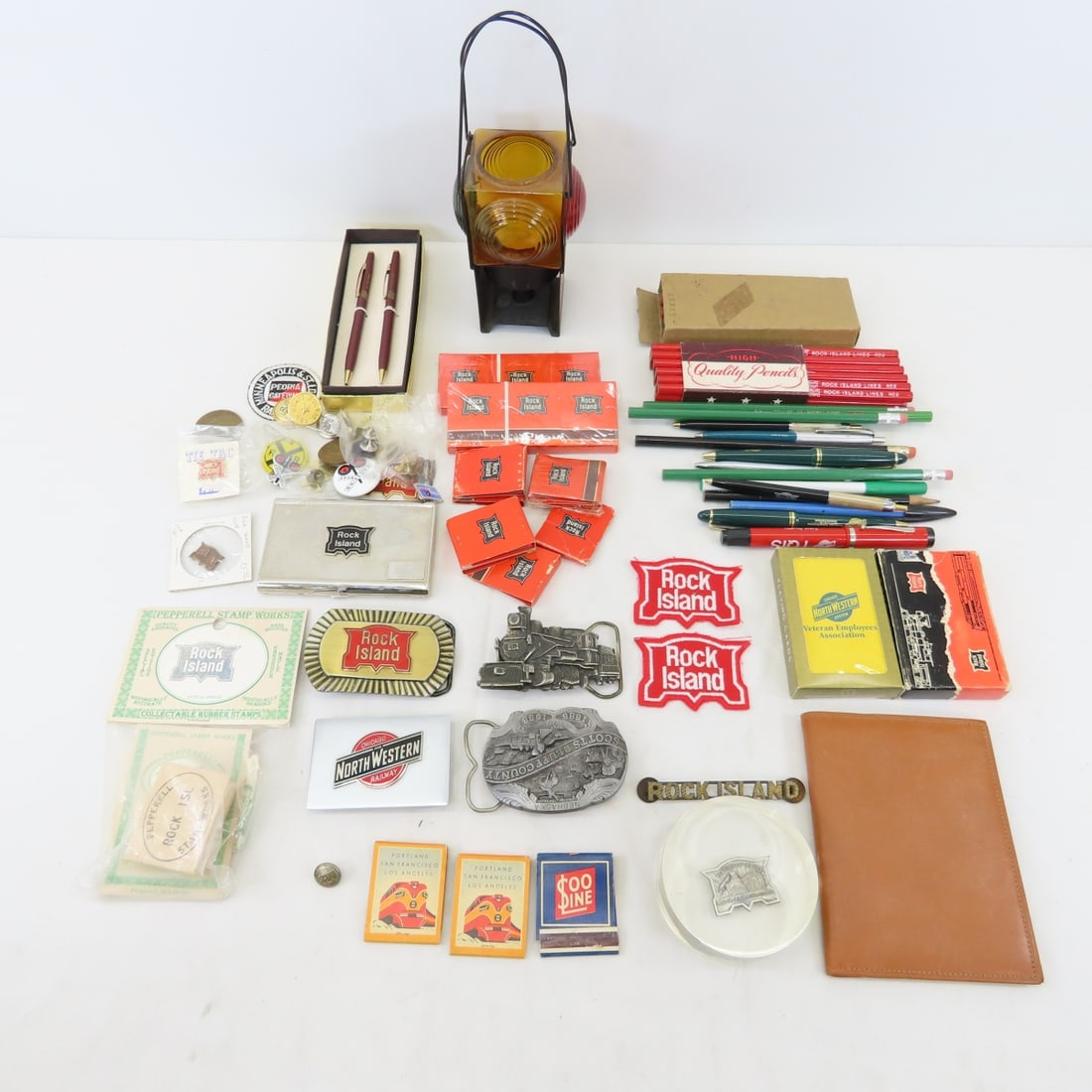 RI, C&NW and other Collectibles- Belt Buckles (1 of 20)