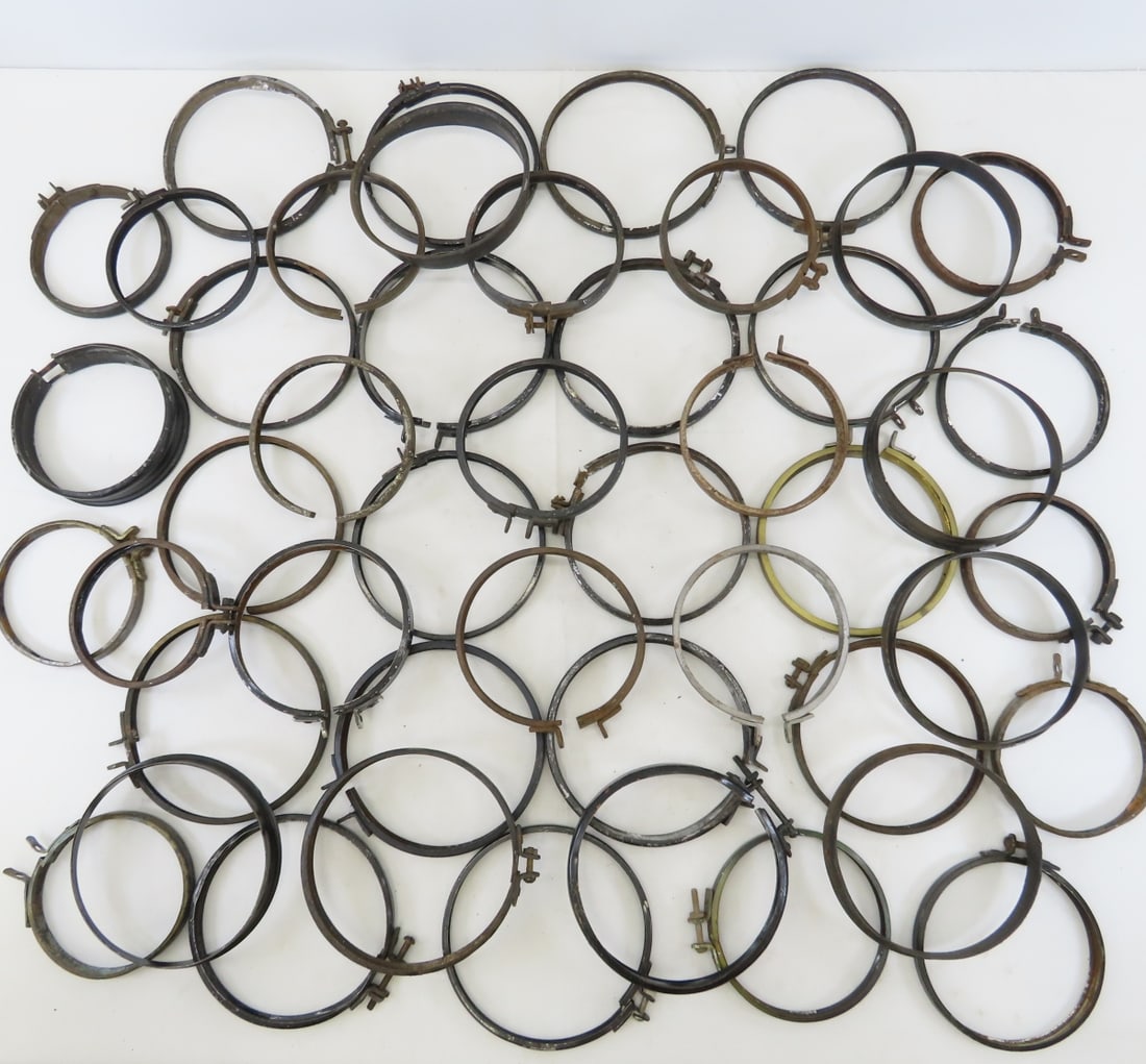 46 Switch Lamp Rings: 46 Switch Lamp Rings - 20 4 1/2", 20 5 1/2" and 6 5 1/2" snow rings Live Auctioneers only shows 20 photos- all photos are viewableon Proxibid. https://www.proxibid.com/A-New-Day-Auctions-LLC/10-4-6th-