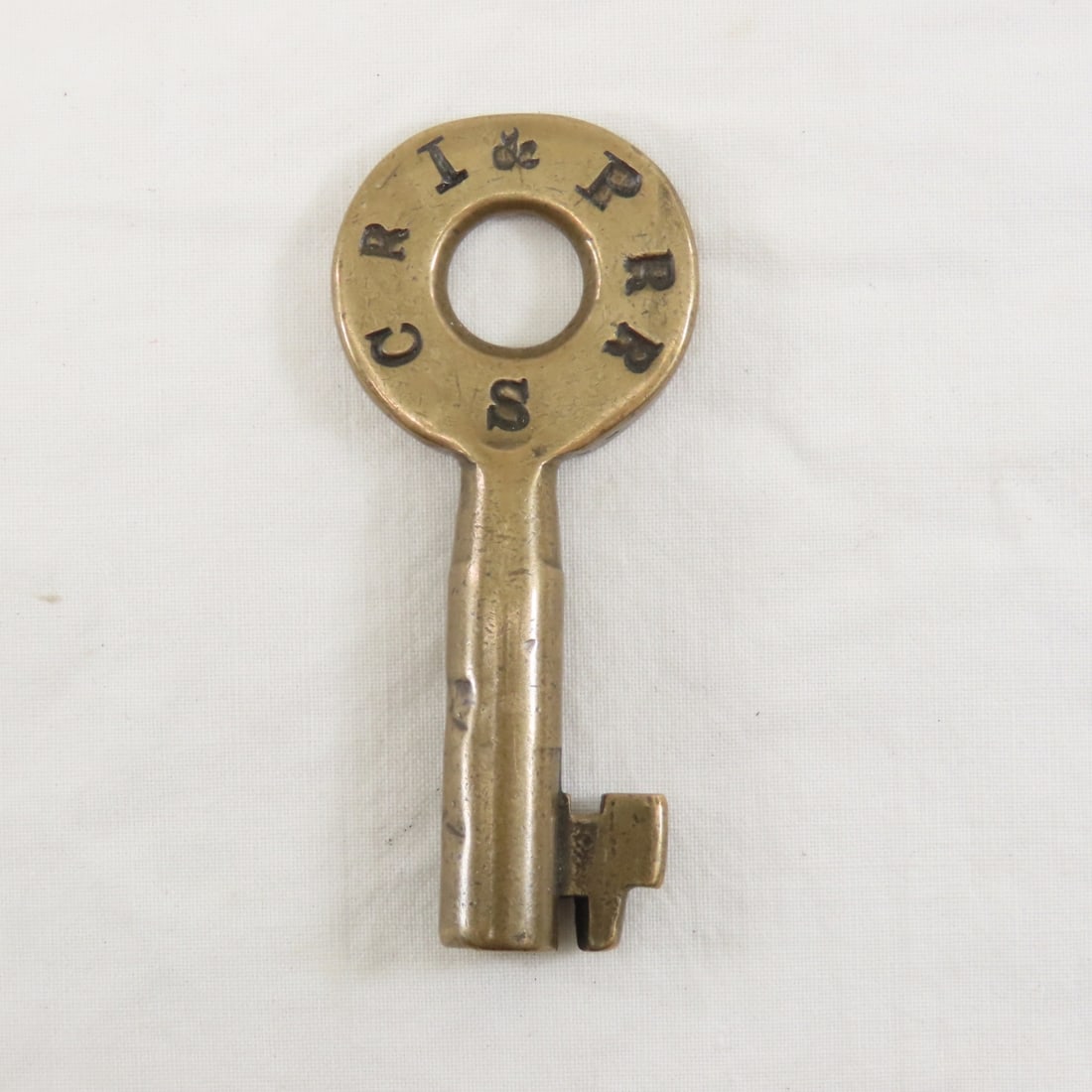 CRI&P RR Brass Switch Key- old tapered barrel (1 of 5)