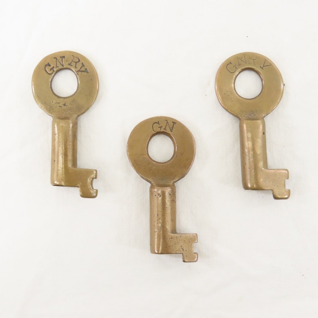 GNRY B,C & H Division Brass Switch Keys (1 of 17)