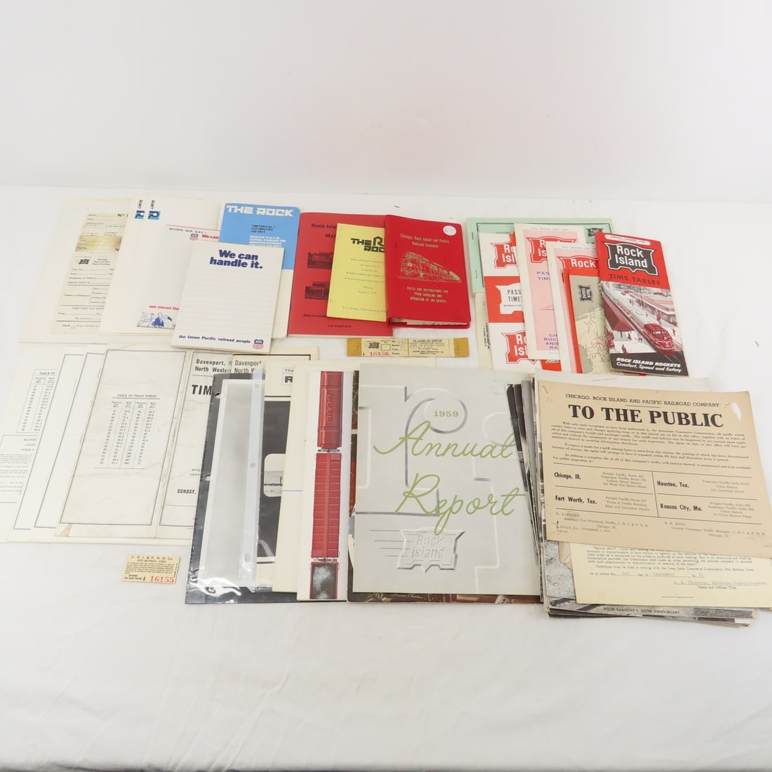 Rock Island Rule Books, Map & Ephemera (1 of 16)