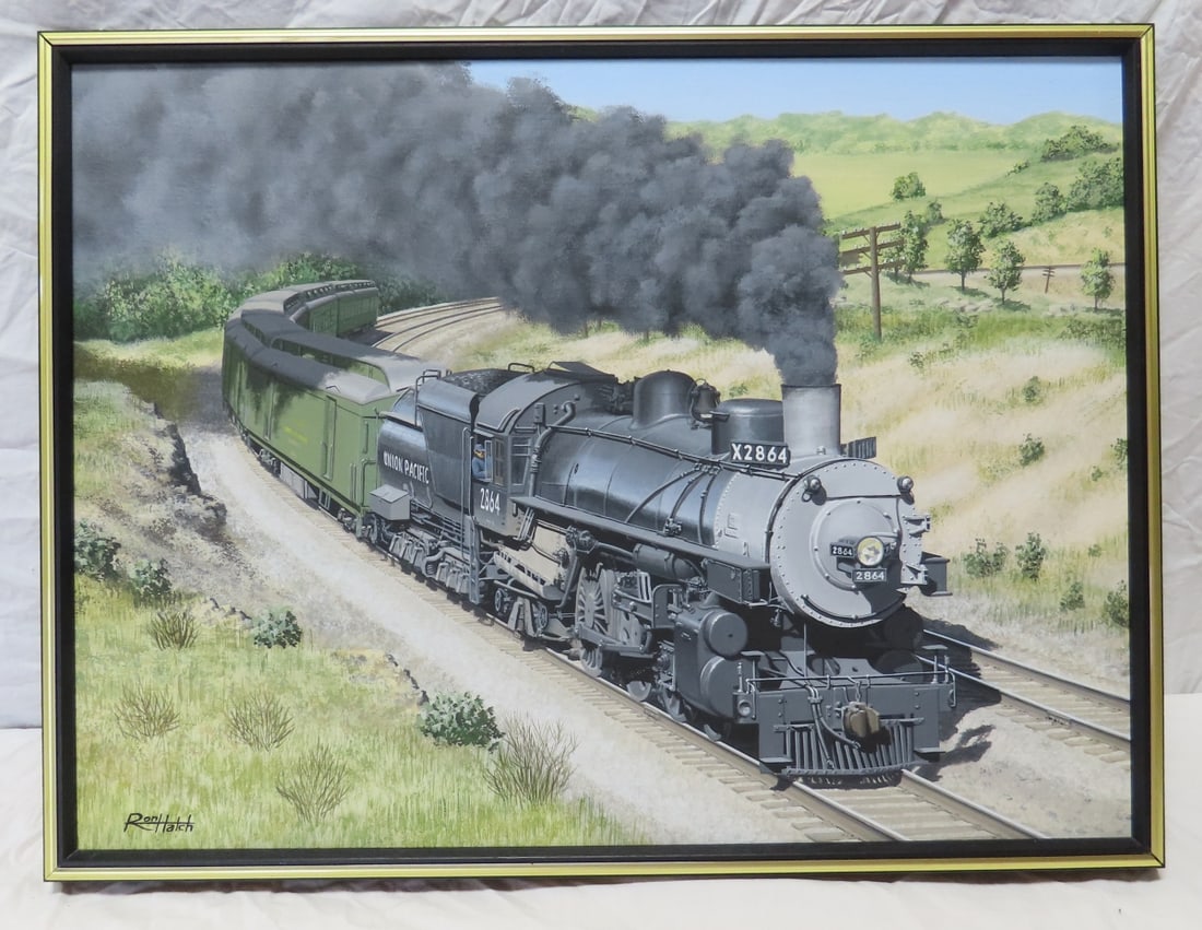 UP X2864 with Cars by Ron Hatch (1 of 5)