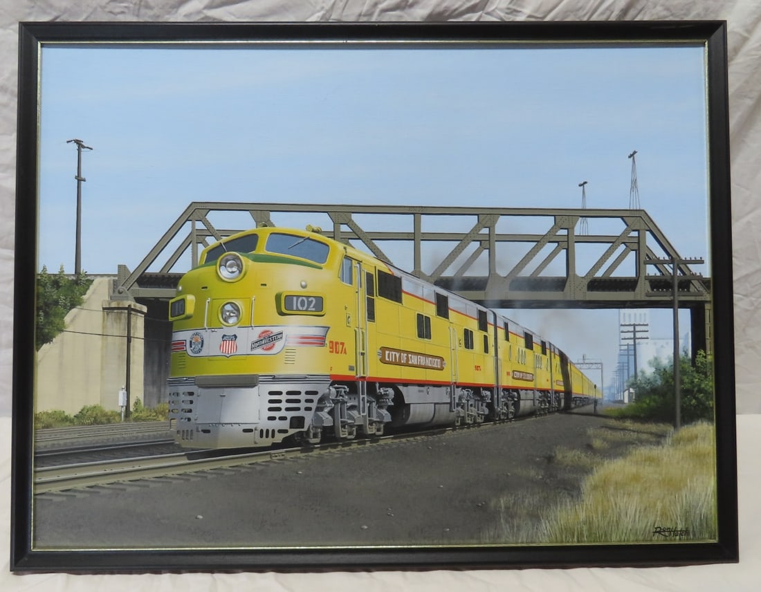 City of San Francisco 102 Painting by Ron Hatch (1 of 5)