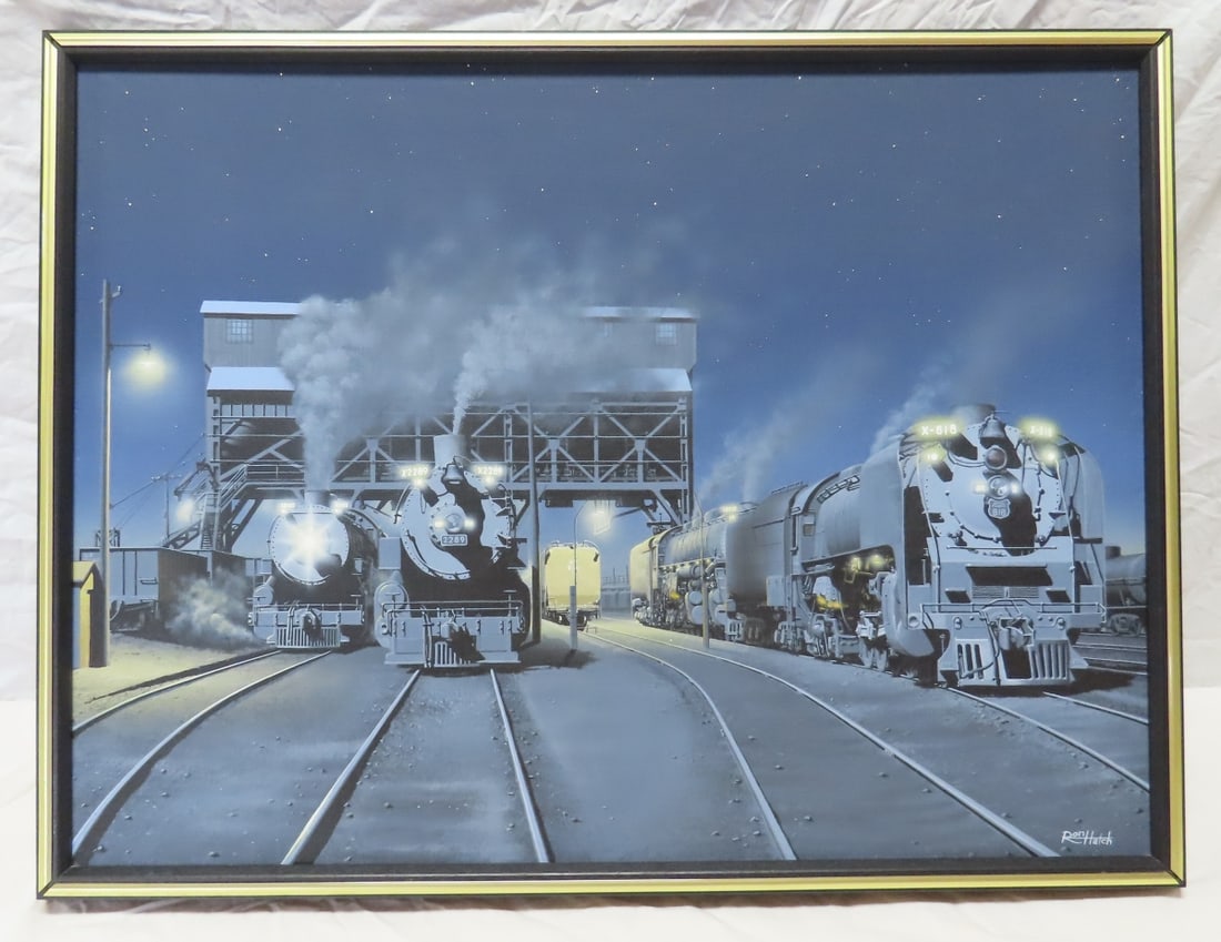 UP Challenger "Mike" & 800 at Laramie by Ron Hatch (1 of 5)