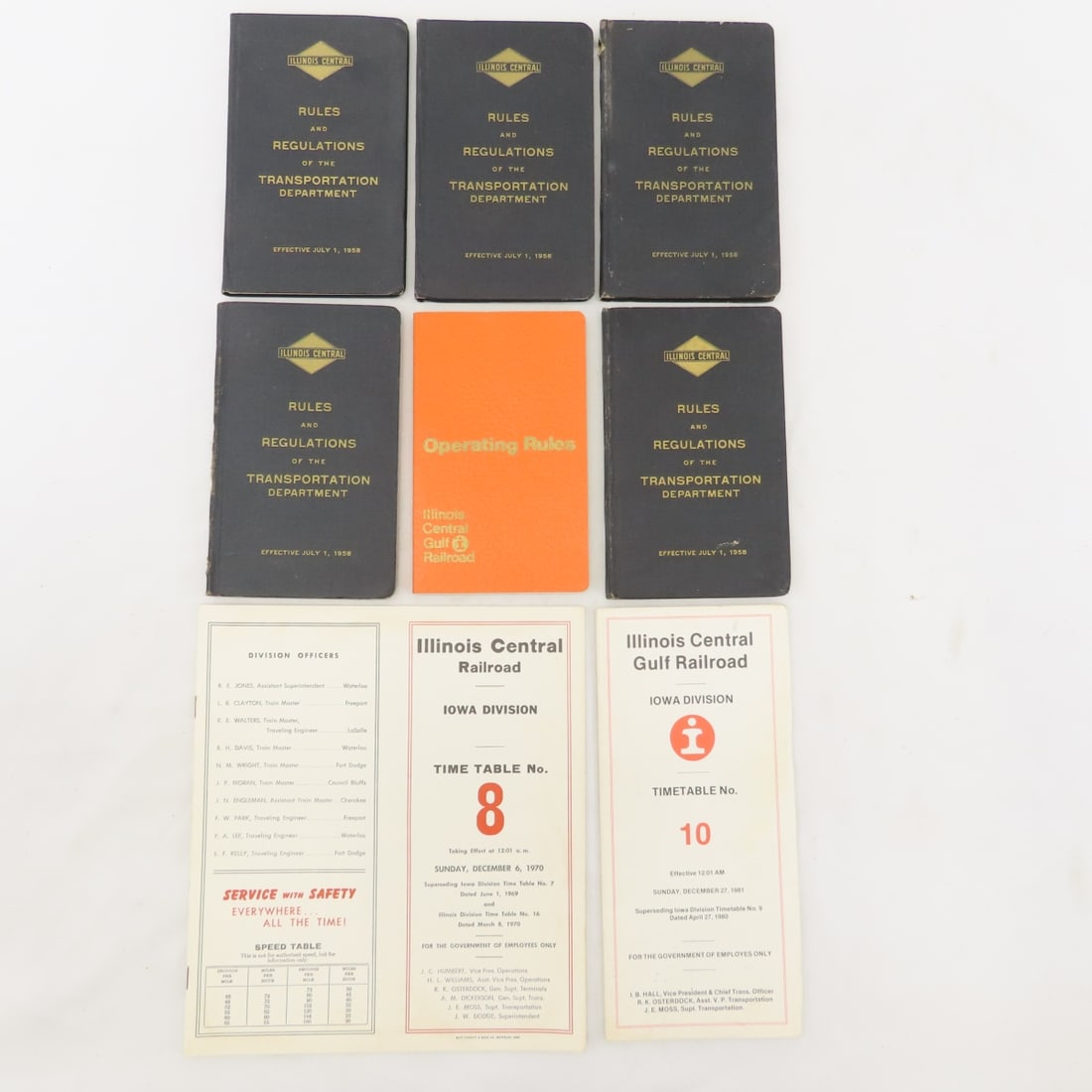 ICRR Rule books & timetables: ICRR Rule books & timetables - Live Auctioneers only shows 20 photos- all photos are viewableon Proxibid. https://www.proxibid.com/A-New-Day-Auctions-LLC/10-4-6th-Annual-Railroadiana-Auction-LIVE/even