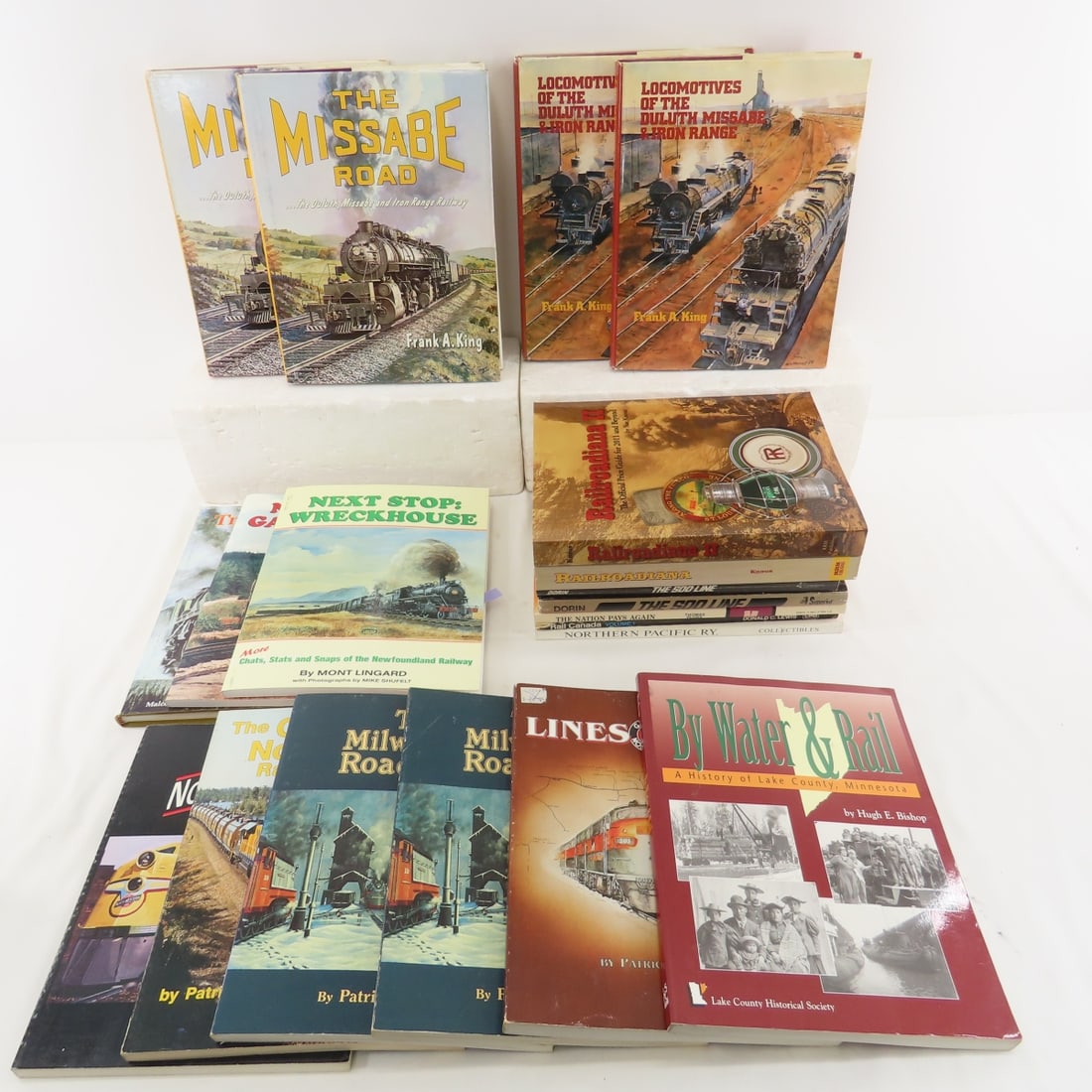 20 Hard & Soft Cover Railroad Books- Some Signed (1 of 17)