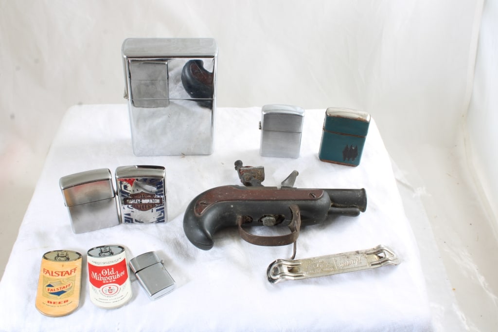 Zippo & Other Lighters, Beer Opener, Adv Pins (1 of 20)