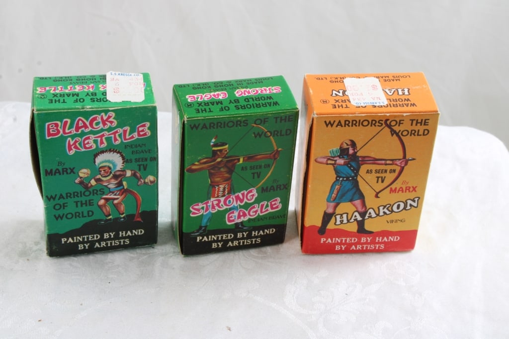 3 MARX Warriors of the World in Boxes (1 of 12)