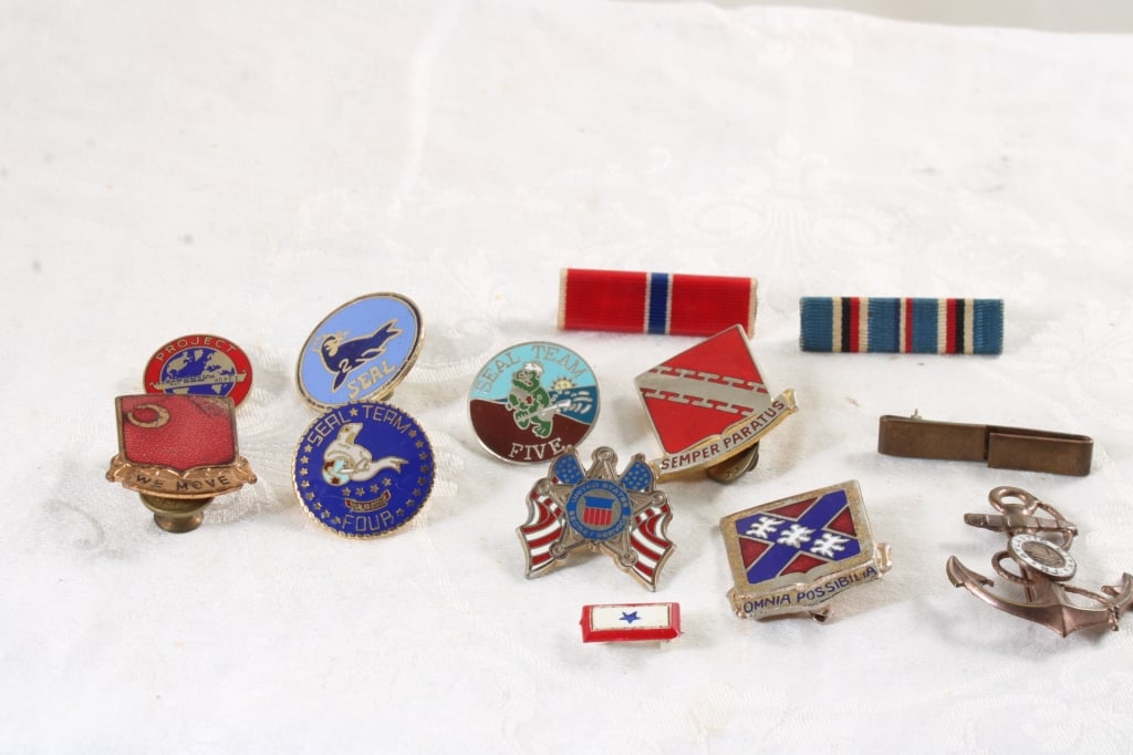 Enamel Military Pins Seal Team Lapel Plus (1 of 19)