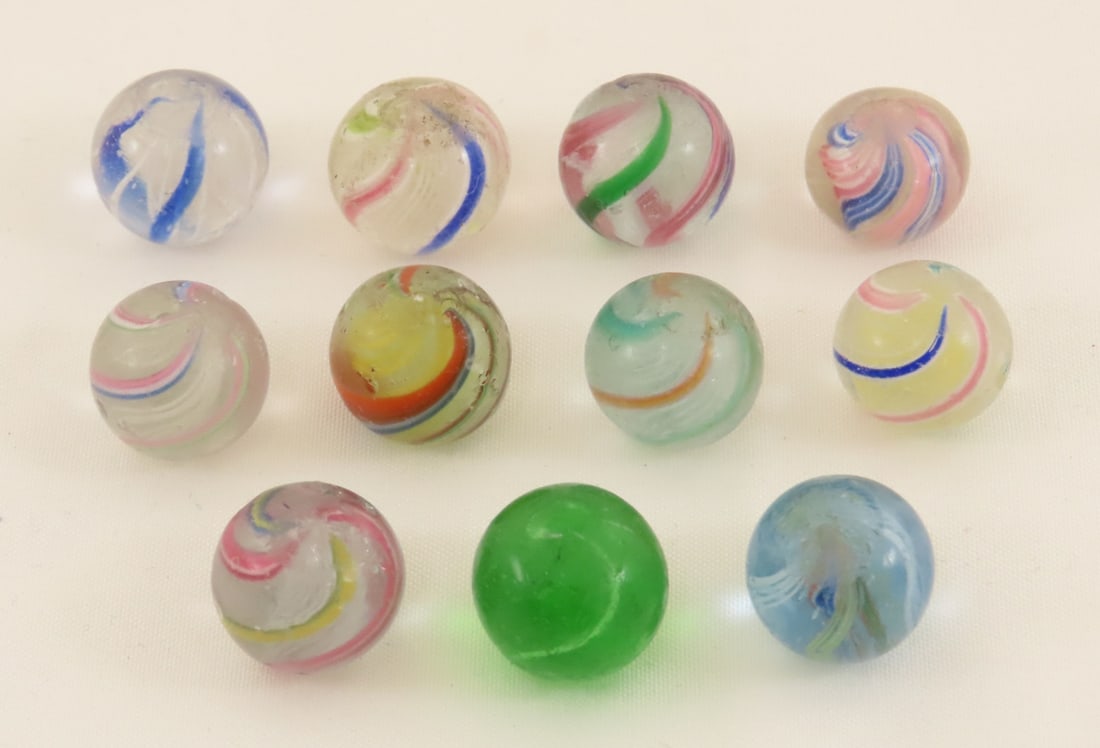 11 Handmade German Marbles 9/16" (1 of 19)