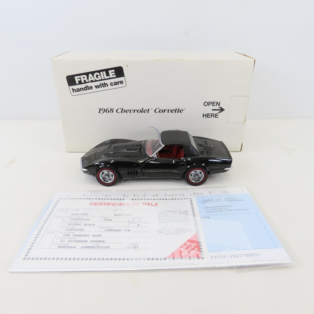 Gmp 1965 Corvette Fastback Die Cast Car W Box
